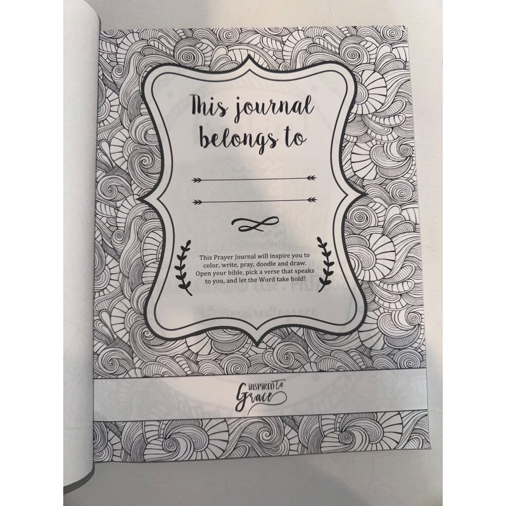 Inspired to Grace Prayer Journal Paperback 3-Month NEW Unused Bible Companion - Picture 3 of 7